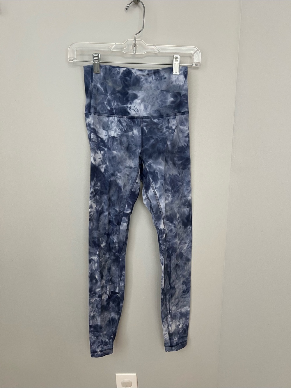 Lululemon Blue Tie-Dye High-Waist Leggings